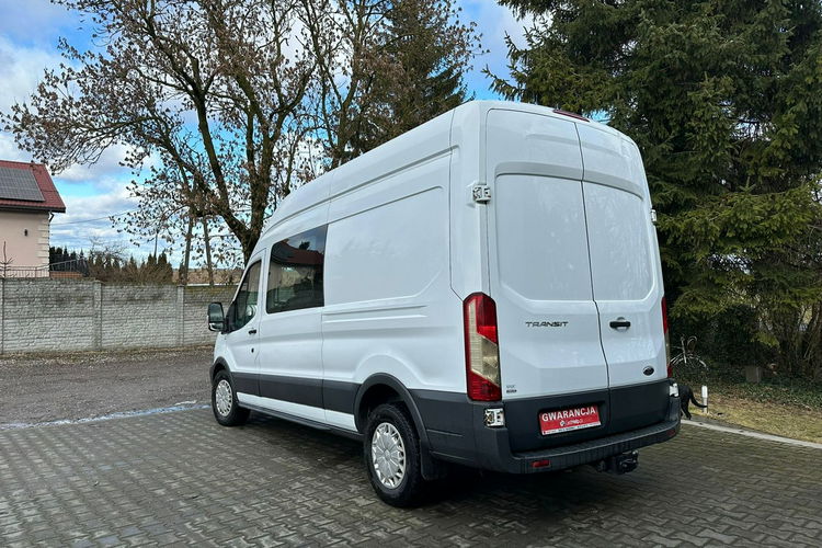 Ford Transit 2014 2.2 160KM L3H2 Brygadówka 6osobowy Klimatyzacja Hak zdjęcie 3
