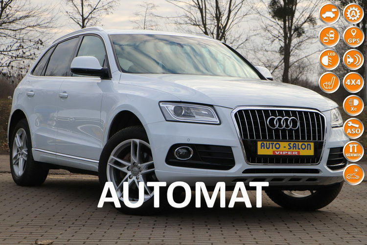 Audi Q5 automat, skóra, navi, podgrzewane fotele, zarejestrowany zdjęcie 1