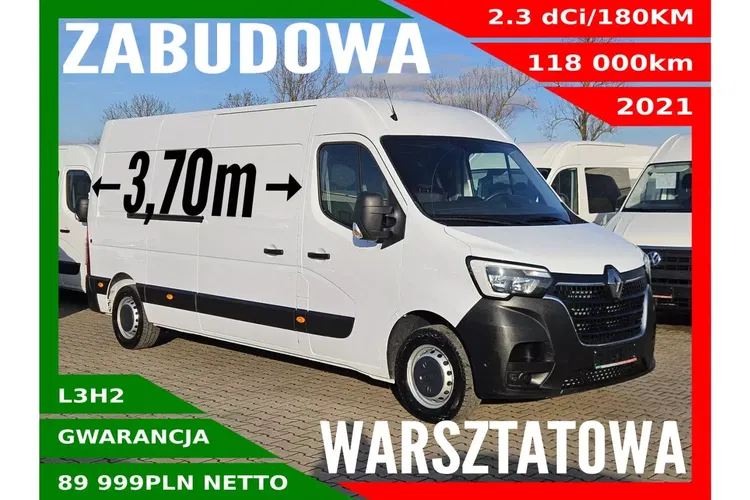 Renault Master L3H2 89999zł NETTO Zabudowa warsztatowa 2.3dCi/180KM zdjęcie 1
