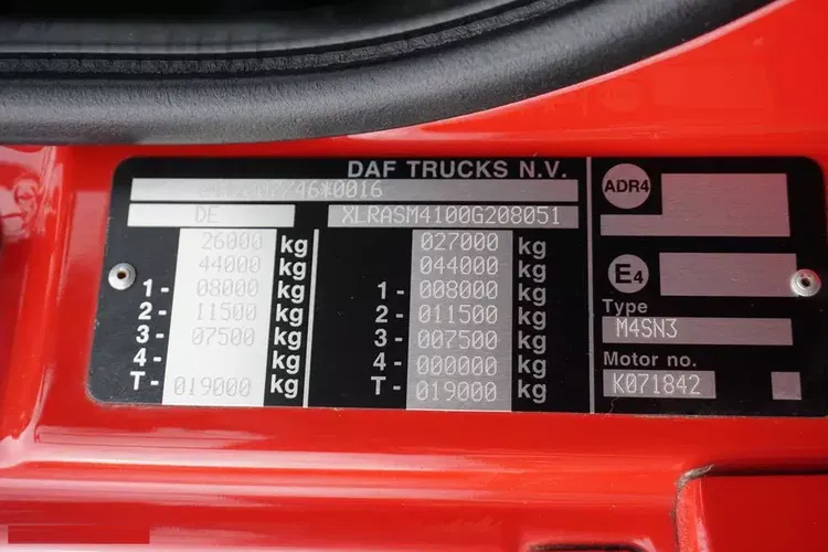 DAF CF / 410 / ACC / E 6 / SKRZYNIOWY + NAJAZDY / DŁ. 8,5 M / OŚ SKRĘTNA / ŁAD. 15 420 KG zdjęcie 11