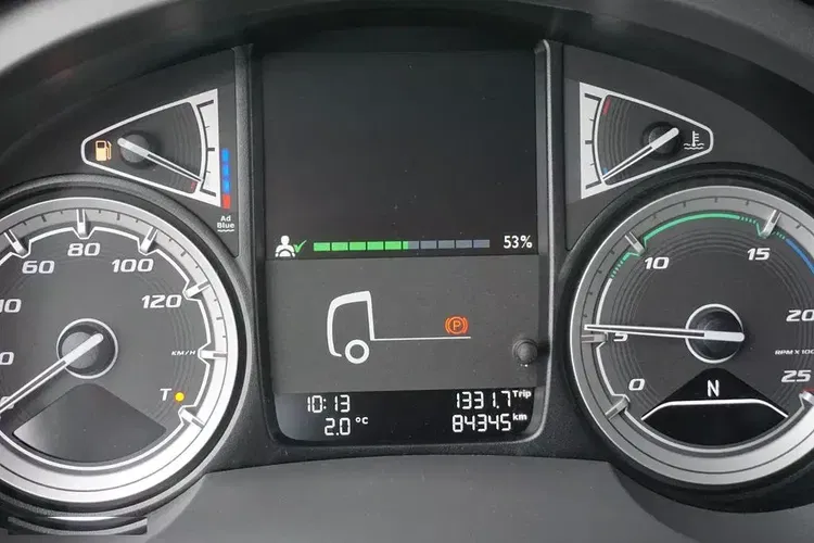 DAF CF / 410 / ACC / E 6 / SKRZYNIOWY + NAJAZDY / DŁ. 8,5 M / OŚ SKRĘTNA / ŁAD. 15 420 KG zdjęcie 12