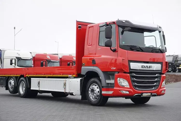 DAF CF / 410 / ACC / E 6 / SKRZYNIOWY + NAJAZDY / DŁ. 8,5 M / OŚ SKRĘTNA / ŁAD. 15 420 KG zdjęcie 30