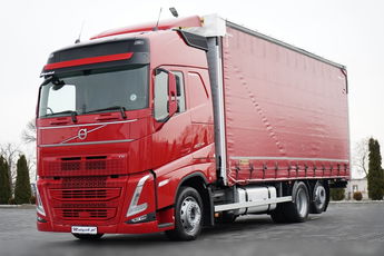 Volvo FH 460 / FIRANKA 7.45 M SOLÓWKA / I-SAVE / KLIMATYZACJA POSTOJOWA / OŚ PODNOSZONA I SKRĘTNA / WIELTON / 6x2