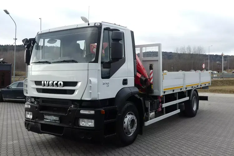 Iveco TRAKKER 310 / HDS FASSI F100 + SKRZYNIA 6.20 / MANUAL / zdjęcie 9