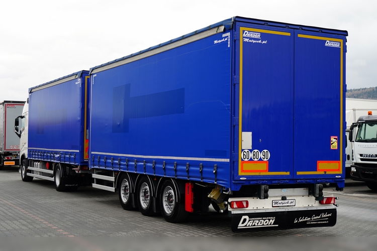 Volvo FH 500 / TANDEM PRZEJAZDOWY 120 M3 / WINDA / KLIMATYZACJA POSTOJOWA / + FRUEHAUF / OŚ PODNOSZONA / SAF / MOCNA PODŁOGA  4x2 zdjęcie 2