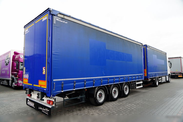 Volvo FH 500 / TANDEM PRZEJAZDOWY 120 M3 / WINDA / KLIMATYZACJA POSTOJOWA / + FRUEHAUF / OŚ PODNOSZONA / SAF / MOCNA PODŁOGA  4x2 zdjęcie 3