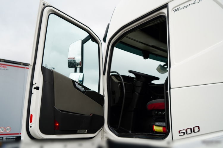 Volvo FH 500 / TANDEM PRZEJAZDOWY 120 M3 / WINDA / KLIMATYZACJA POSTOJOWA / + FRUEHAUF / OŚ PODNOSZONA / SAF / MOCNA PODŁOGA  4x2 zdjęcie 45