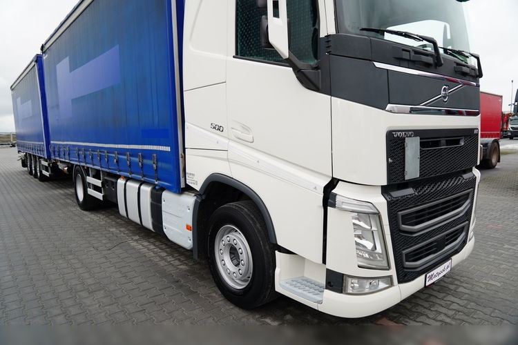 Volvo FH 500 / TANDEM PRZEJAZDOWY 120 M3 / WINDA / KLIMATYZACJA POSTOJOWA / + FRUEHAUF / OŚ PODNOSZONA / SAF / MOCNA PODŁOGA  4x2 zdjęcie 5