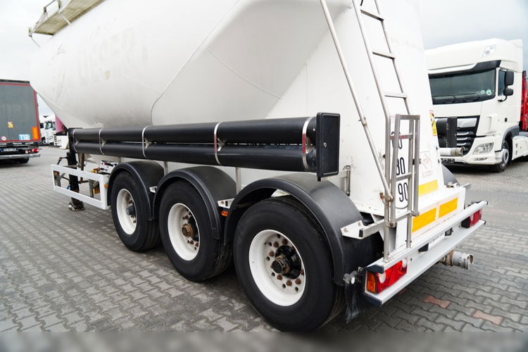 Feldbinder / CEMENTONACZEPA / 2 KOMORY / 37 000 L / SILOS / DO MATERIAŁÓW SYPKICH  / ALUFELGI zdjęcie 11