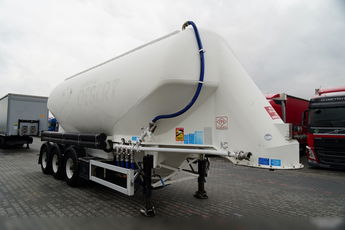 Feldbinder / CEMENTONACZEPA / 2 KOMORY / 37 000 L / SILOS / DO MATERIAŁÓW SYPKICH  / ALUFELGI