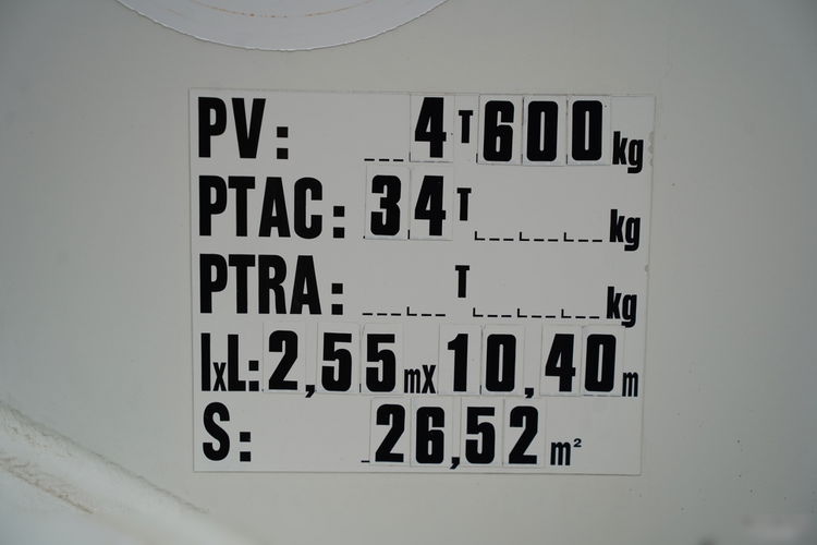 Feldbinder / CEMENTONACZEPA / 2 KOMORY / 37 000 L / SILOS / DO MATERIAŁÓW SYPKICH  / ALUFELGI zdjęcie 21