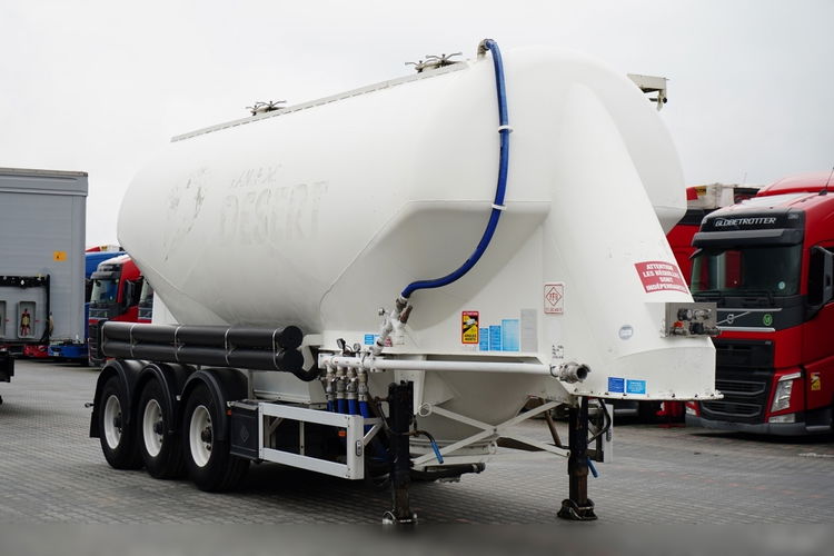 Feldbinder / CEMENTONACZEPA / 2 KOMORY / 37 000 L / SILOS / DO MATERIAŁÓW SYPKICH  / ALUFELGI zdjęcie 2