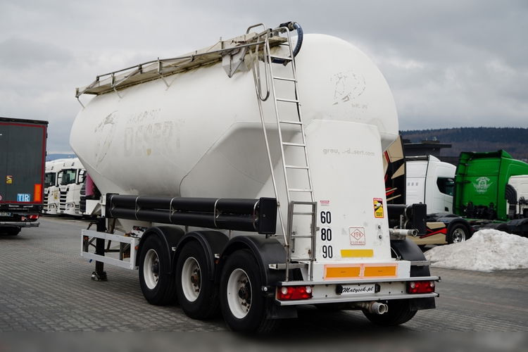 Feldbinder / CEMENTONACZEPA / 2 KOMORY / 37 000 L / SILOS / DO MATERIAŁÓW SYPKICH  / ALUFELGI zdjęcie 6