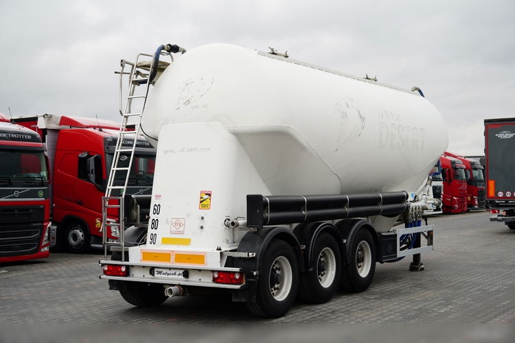 Feldbinder / CEMENTONACZEPA / 2 KOMORY / 37 000 L / SILOS / DO MATERIAŁÓW SYPKICH  / ALUFELGI zdjęcie 7