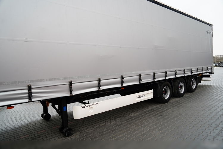 Wielton FIRANKA / MEGA / DACH PODNOSZONY / SYSTEM BDE - ROZSUWANE SŁUPKI / SAF / DACH ZBROJONY zdjęcie 10