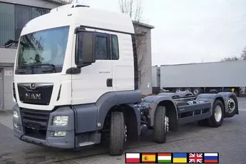 MAN TGS 35.420 8x2 / Rama 6.4 m / 3 osie skrętne / 3 szt.