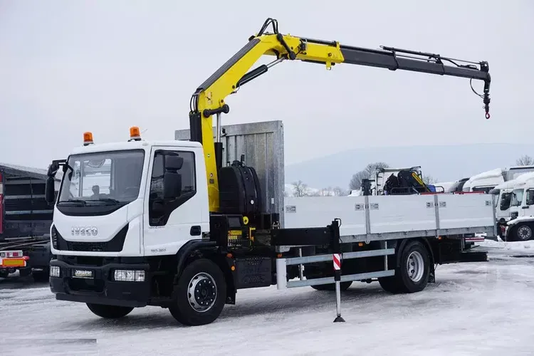 Iveco EUROCARGO / 180-250 / SKRZYNIOWY + HDS / HYVA HC - 153 / ROTATOR / PILOT zdjęcie 1