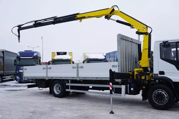 Iveco EUROCARGO / 180-250 / SKRZYNIOWY + HDS / HYVA HC - 153 / ROTATOR / PILOT zdjęcie 21