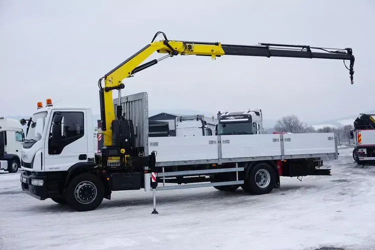 Iveco EUROCARGO / 180-250 / SKRZYNIOWY + HDS / HYVA HC - 153 / ROTATOR / PILOT zdjęcie 3