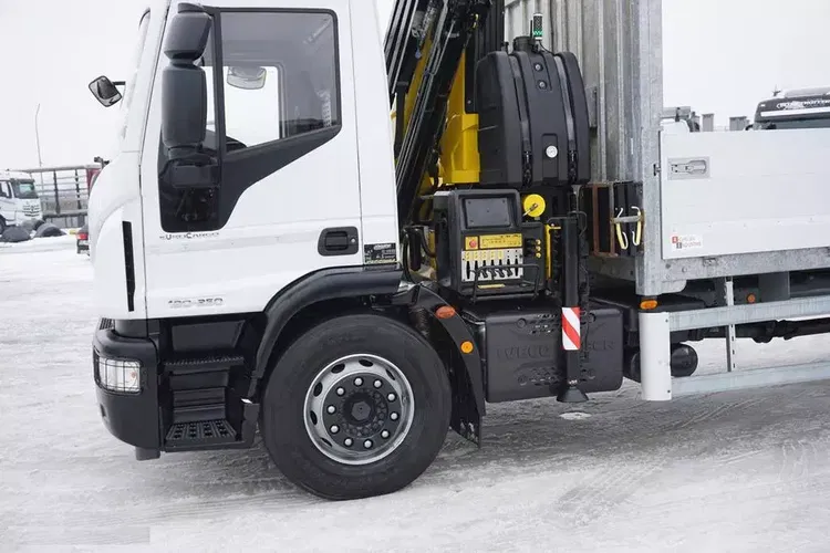 Iveco EUROCARGO / 180-250 / SKRZYNIOWY + HDS / HYVA HC - 153 / ROTATOR / PILOT zdjęcie 34