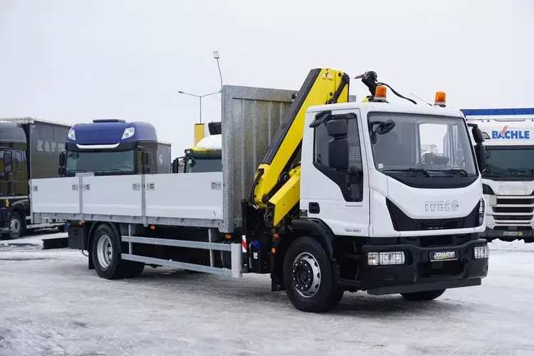 Iveco EUROCARGO / 180-250 / SKRZYNIOWY + HDS / HYVA HC - 153 / ROTATOR / PILOT zdjęcie 36