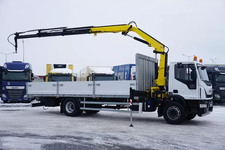 Iveco EUROCARGO / 180-250 / SKRZYNIOWY + HDS / HYVA HC - 153 / ROTATOR / PILOT zdjęcie 4