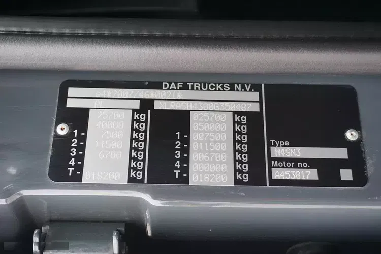 DAF / XF / 480 / ACC / EURO 6 / ZESTAW PRZEJAZDOWY 120 M3 zdjęcie 11