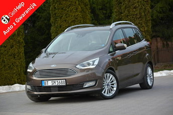Ford Grand C-MAX Lift Radar ACC 7-foteli Xenon LED Navi BLiS Sony El. klapa Alu17"
