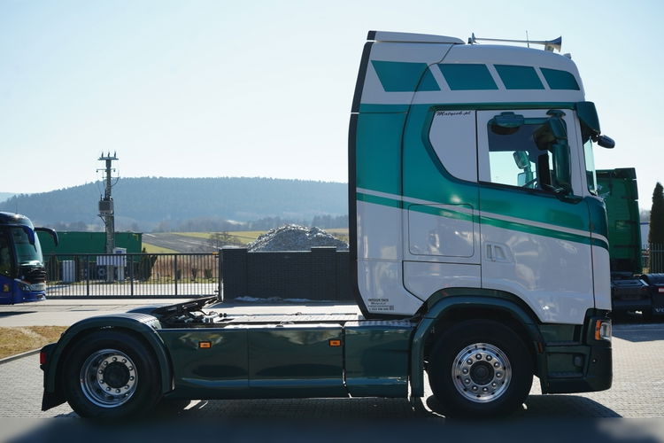 Scania S 500 / RETARDER / KLIMA POSTOJOWA / CAŁA NA PODUSZKACH / ALUFELGI / SKÓRY / zdjęcie 9