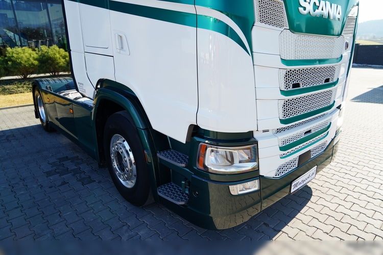 Scania S 500 / RETARDER / KLIMA POSTOJOWA / CAŁA NA PODUSZKACH / ALUFELGI / SKÓRY / zdjęcie 10