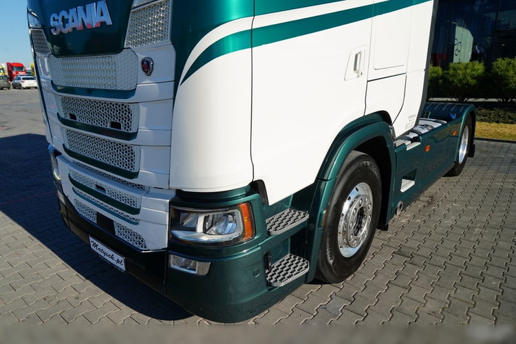 Scania S 500 / RETARDER / KLIMA POSTOJOWA / CAŁA NA PODUSZKACH / ALUFELGI / SKÓRY / zdjęcie 11