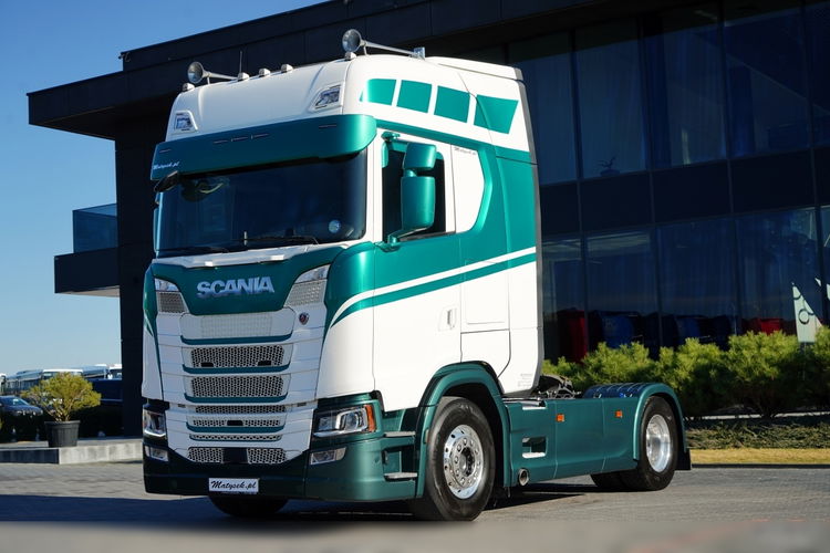 Scania S 500 / RETARDER / KLIMA POSTOJOWA / CAŁA NA PODUSZKACH / ALUFELGI / SKÓRY / zdjęcie 5