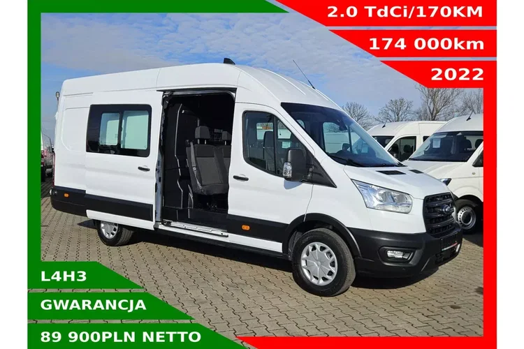 Ford transit L4H3 89900zł NETTO Brygadówka 6 osób 2.0TdCi/170KM zdjęcie 1