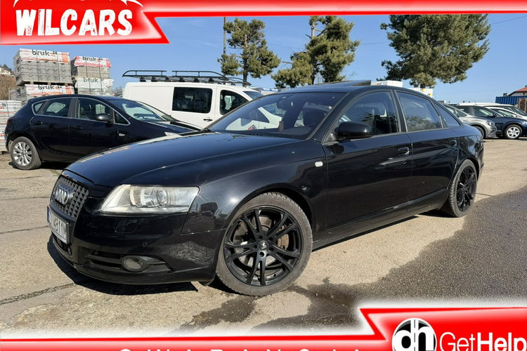 Audi A6 Klimatronic, Podgrz. fotele przód i tył, Hak, Quattro, Skóra, Navi zdjęcie 1