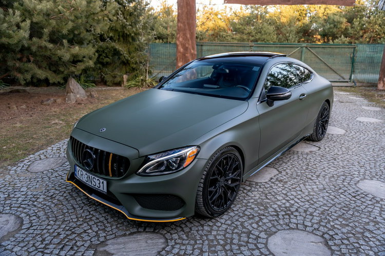 Mercedes C 43 AMG Coupe / 3.0 367KM / 4-Matic 9G-Tronic / FullBody PPF / Concaver / Fv zdjęcie 3