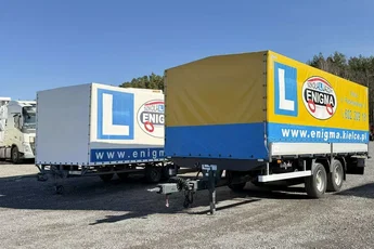 KONAR JG2 Tandem Ciężarowa 2-osiowa Burtowa Super Stan