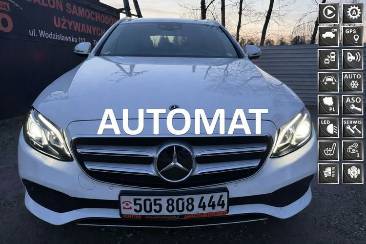 Mercedes E 200 Full-Led. Automat. Niski przebieg. zdjęcie 1