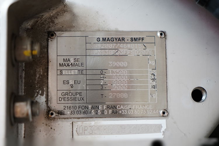 Magyar / CYSTERNA SPOŻYWCZA / 30 000 L / OŚ PODNOSZONA / OŚ SKRĘTNA / - zdjęcie 27