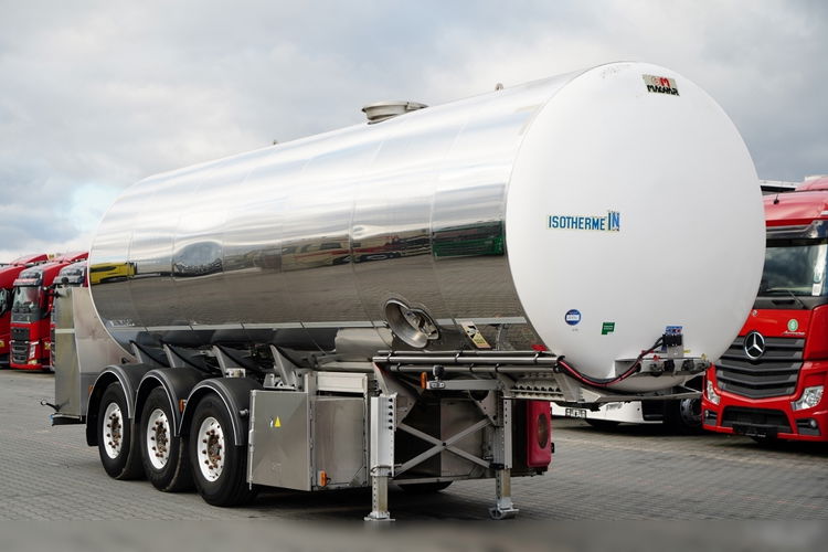 Magyar / CYSTERNA SPOŻYWCZA / 30 000 L / OŚ PODNOSZONA / OŚ SKRĘTNA / - zdjęcie 8