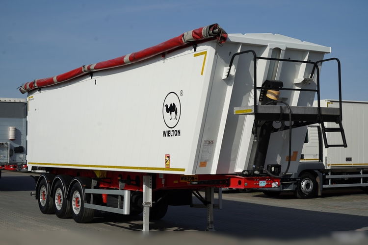 Wielton / WYWROTKA 55 M3 / ALUMINIOWA / OŚ PODNOSZONA / OSIE SAF / ALUFELGI  zdjęcie 1