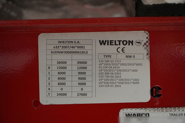 Wielton / WYWROTKA 55 M3 / ALUMINIOWA / OŚ PODNOSZONA / OSIE SAF / ALUFELGI  zdjęcie 23