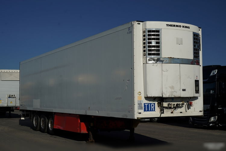 SCHMITZ CARGOBULL / CHŁODNIA / THERMO KING SL-400e / OŚ PODNOSZONA / KOSZ NA PALETY zdjęcie 1