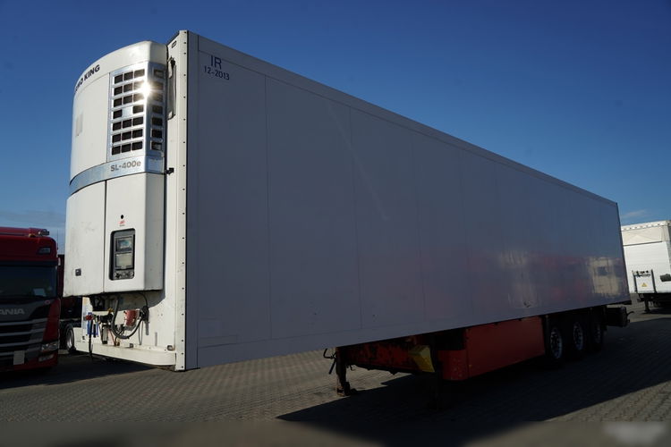 SCHMITZ CARGOBULL / CHŁODNIA / THERMO KING SL-400e / OŚ PODNOSZONA / KOSZ NA PALETY zdjęcie 4