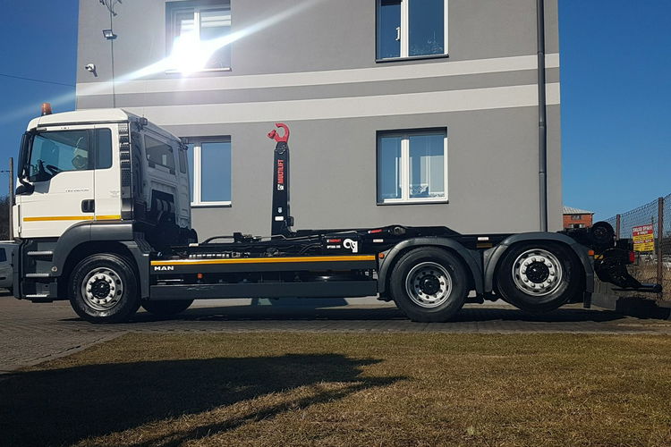 MAN TGS 26.430 3 OSIE HAKOWIEC MULTILIFT OPTIMA 20S KLIMA 6x2 zdjęcie 11