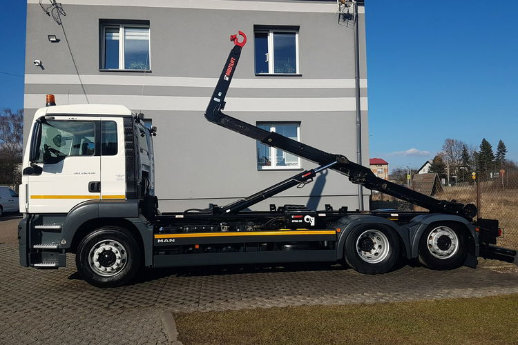 MAN TGS 26.430 3 OSIE HAKOWIEC MULTILIFT OPTIMA 20S KLIMA 6x2 zdjęcie 12