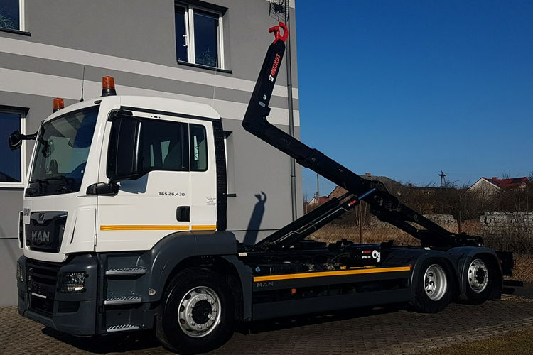 MAN TGS 26.430 3 OSIE HAKOWIEC MULTILIFT OPTIMA 20S KLIMA 6x2 zdjęcie 2