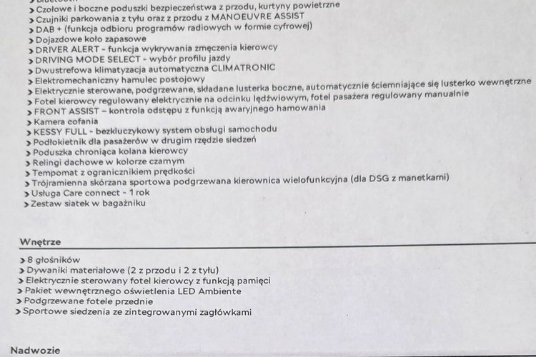 Kodiaq Skoda Kodiaq Sportline DSG 150KM zdjęcie 12