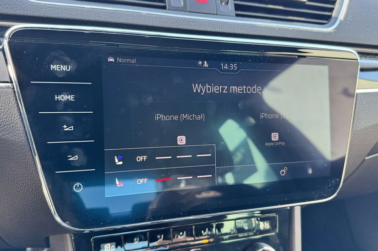 Skoda Superb Laurin&K/DSG/Wentyle/El.fotele/Led Cristal/4xgrzane fot/Grzana kiera zdjęcie 13