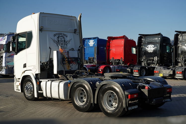 Scania R 650 / V8 / 6x4 / HYDRAULIKA /  DMC: 100.000 KG / KLIMA POSTOJOWA / 3 OSIOWY CIĄGNIK SIODŁOWY / OPONY 100%  zdjęcie 7