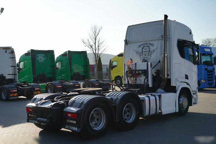 Scania R 650 / V8 / 6x4 / HYDRAULIKA /  DMC: 100.000 KG / KLIMA POSTOJOWA / 3 OSIOWY CIĄGNIK SIODŁOWY / OPONY 100%  zdjęcie 8
